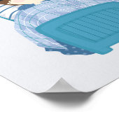 Slaapend Bedtime Shema Israel voor kinderen Poster (Hoek)