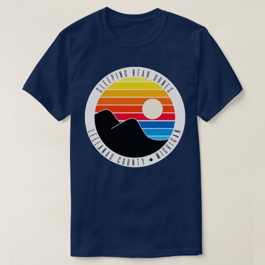 Slaapend Beer Dunes 2 T-shirt (Design voorkant)