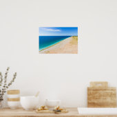 Slaapend Beer Dunes, Lake Michigan Poster (Keuken)