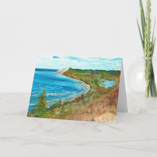 Slaapend Beer Dunes Lakeshore Michigan Beach (Voorkant)