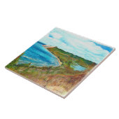 Slaapend Beer Dunes Lakeshore Michigan Beach Park Tegeltje (Zijkant)