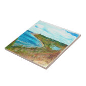 Slaapend Beer Dunes Lakeshore Michigan Beach Park Tegeltje (Zijkant)