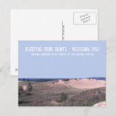 Slaapend Beer Dunes Michigan Briefkaart (Voorkant / Achterkant)