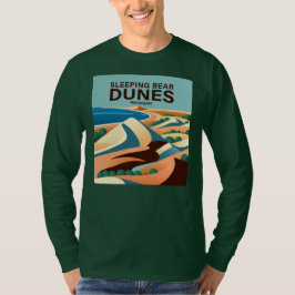 Slaapend Beer Dunes Michigan T-shirt