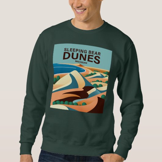 Slaapend Beer Dunes Michigan Trui (Voorkant)