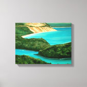 Slaapend Beer Dunes - Michigan Wrapped Canvas Afdruk (Voorkant)