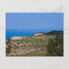 Slaapend Beer Dunes National Lakeshore, M Briefkaart