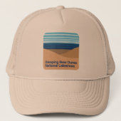 Slaapend Beer Dunes National Lakeshore Trucker Pet (Voorkant)