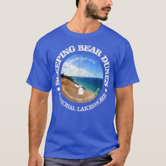 Slaapend Beer Dunes NL (rd) T-shirt