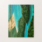 Slaapend Beer Dunes schilderen | POSTER Legpuzzel (Verticaal)