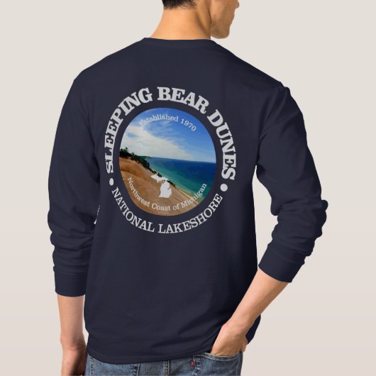 Slaapend Beer Dunes T-shirt (Achterkant)