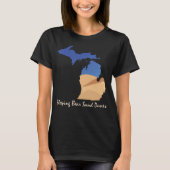 Slaapend Beer Dunes T-shirt (Voorkant)