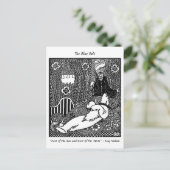 Slaapend beer en koning van de  tekening van Arabi Briefkaart (Staand voorkant)