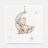 Slaapend Beer Napkin Servet (Voorkant)