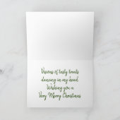 Slaapend Chocolade Lab met peppermint-Pet Feestdagen Kaart (Binnen)