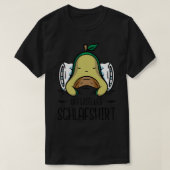 Slaapend Cute Avocado Offizielles Schlaf T-shirt (Design voorkant)