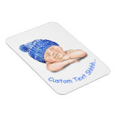 Slaapend fijn glimlachend, fijn Baby - pas aan Magneet (Rechterzijde)