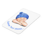 Slaapend fijn glimlachend, fijn Baby - pas aan Magneet (Linkerzijde)