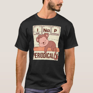Slaapend Funny Animal Periodic Table Pj Napping Mo T-shirt