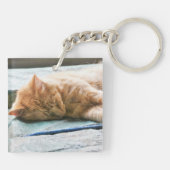 Slaapend gember sleutelhanger (Achterkant)