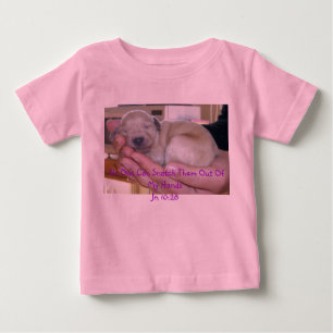 Slaapend Goldendoele Puppy Scripting Baby Shirt