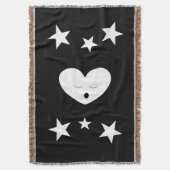 Slaapend hart met schroefdraad deken (Voorkant Verticaal)