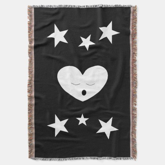 Slaapend hart met schroefdraad deken (Voorkant Verticaal)