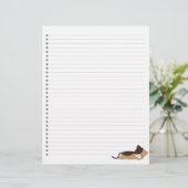 Slaapend Kat met blikvanger (Staand voorkant)