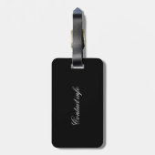 Slaapend Kat Thunder_Cove Bagagelabel (Achterkant verticaal)