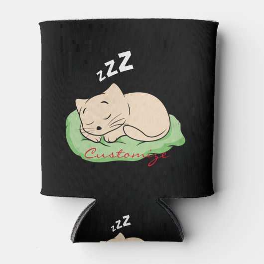 Slaapend Kat Thunder_Cove Blikjeskoeler (Voorkant)