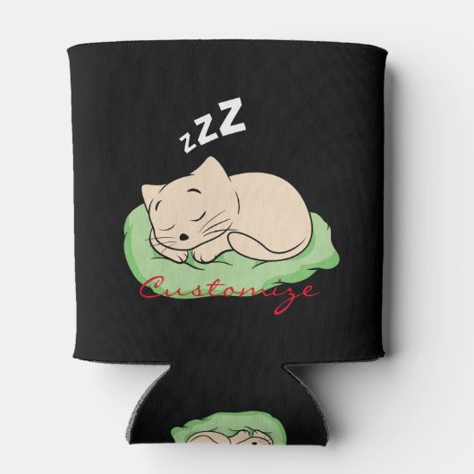 Slaapend Kat Thunder_Cove Blikjeskoeler (Achterkant)