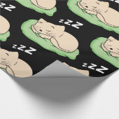 Slaapend Kat Thunder_Cove Cadeaupapier (Hoek)