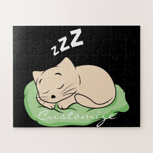 Slaapend Kat Thunder_Cove Legpuzzel (Horizontaal)