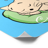 Slaapend Kat Thunder_Cove Poster (Hoek)