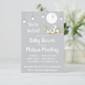 Slaapend Koala Baby shower Kaart (Staand voorkant)