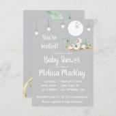 Slaapend Koala Baby shower Kaart (Voorkant / Achterkant)