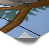 Slaapend Koala Poster (Hoek)