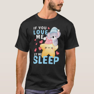 Slaapend Koala stootje Dierenidee voor wie van Koa T-shirt