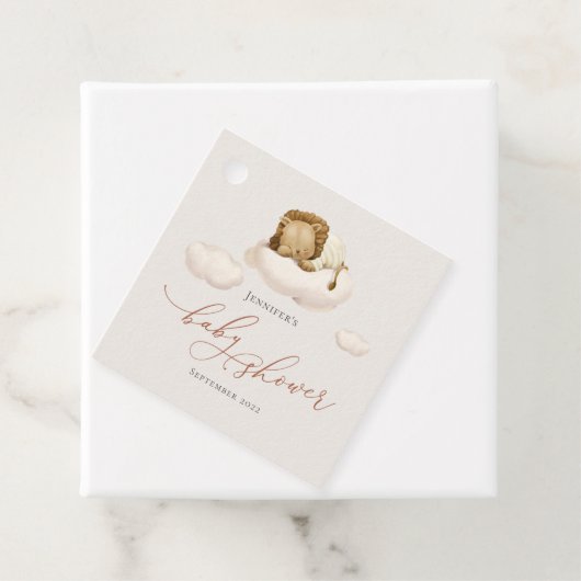 Slaapend Lon Genderneutraal Bedankjes Labels (In situ)