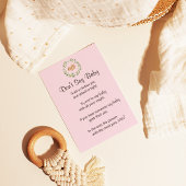 Slaapend meisje met "niet zeggen Baby" Poster