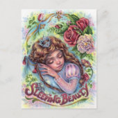 Slaapend mooi Briefkaart (Voorkant)