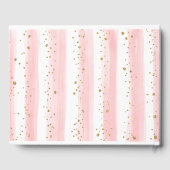 Slaapend olifant Blush Pink Florence Baby shower Gastenboek (Achterkant)