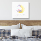 Slaapend olifant in motorisch gepersonaliseerde ge canvas afdruk (Insitu (Slaapkamer))