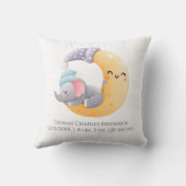 Slaapend olifant in motorisch gepersonaliseerde ge kussen (Achterkant)