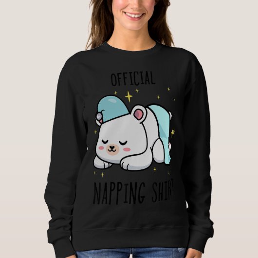 Slaapend Polar Beer Pajamas Slapepyhead 1 Trui (Voorkant)