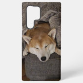 Slaapend Shiba Inu Samsung Galaxy Hoesje (Achterkant)