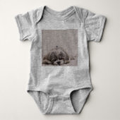 Slaapend sjiitische tzu-Baby-buikpak, slaaphond Romper (Voorkant)