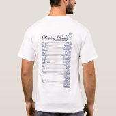 Slaapend T-shirt van de Schoonmaakproductie (Achterkant)