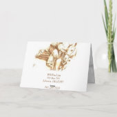 Slaapend Wenskaart van de "droomwereld" Kaart (Achterkant)