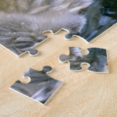 Slaapend Zee Otter, Jigzaag Puzzle Legpuzzel (Zijkant)